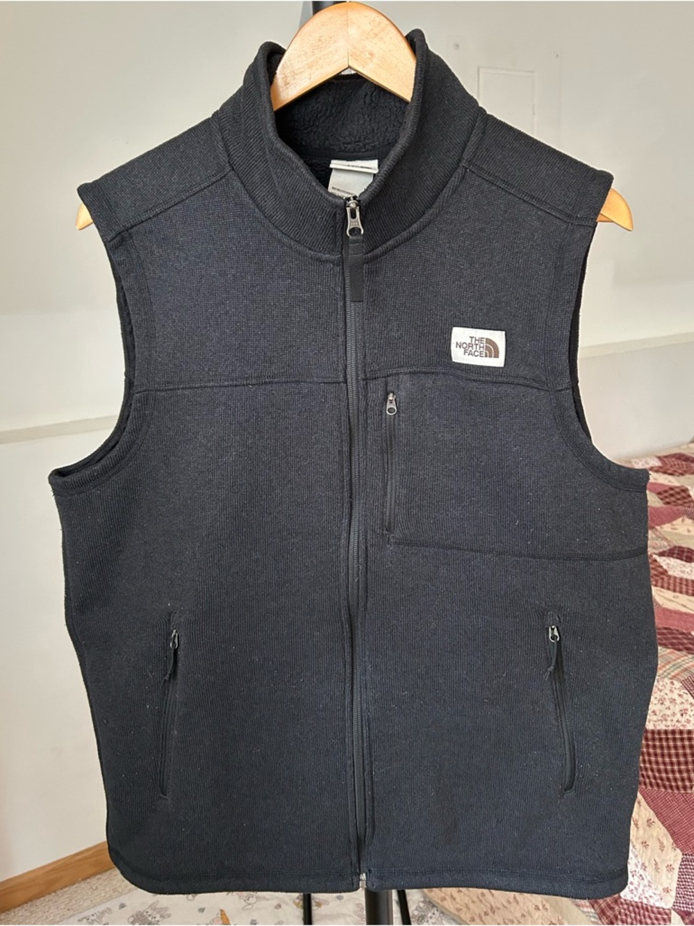 The North Face Fleece Gordon Lyons Vest Black Men’s Large